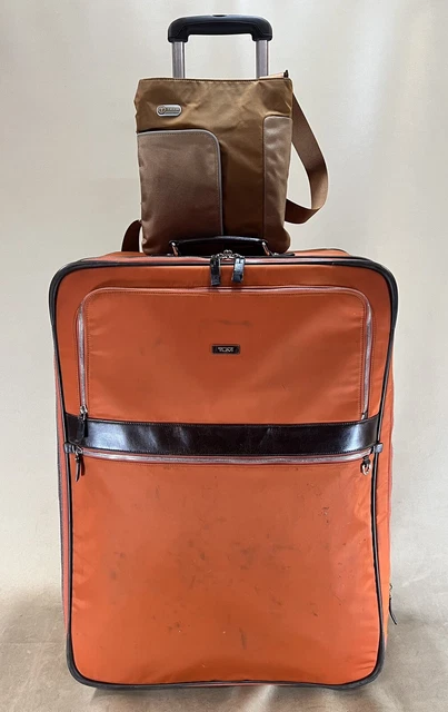 Used TUMI Avignon 25" Lightweight Exp Wheeled SUITCASE & 11” Ttech Crossbody Bag
