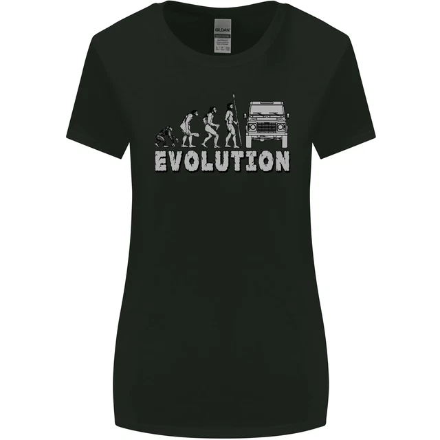 4X4 Evolution Off Road Roading Funny Womens Wider Cut T-Shirt
