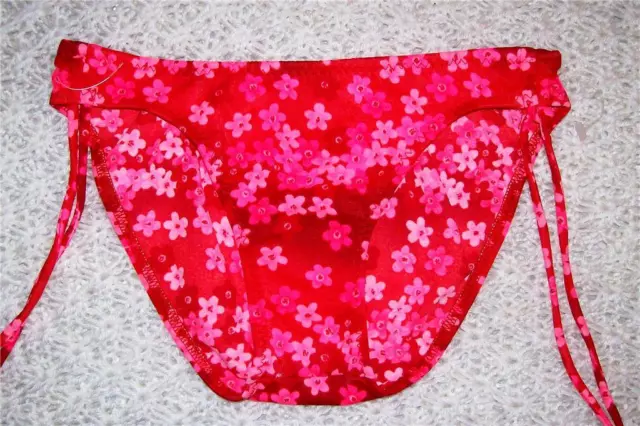 NEW $30 RAISINS Roxy Small FLOWER Swim Suit Separates Bikini Bottoms