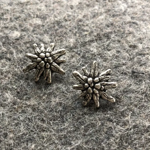 Concho Edelweiss 20 mm Antik Silber