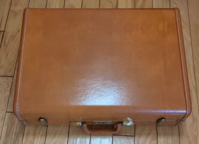 Samsonite Streamlite Shwayder Bros Hard Shell Suitcase Medium 21” Vintage