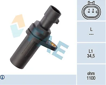 79196 FAE Sensor, crankshaft pulse for ALFA ROMEO,CHRYSLER,FIAT,FORD,LANCIA