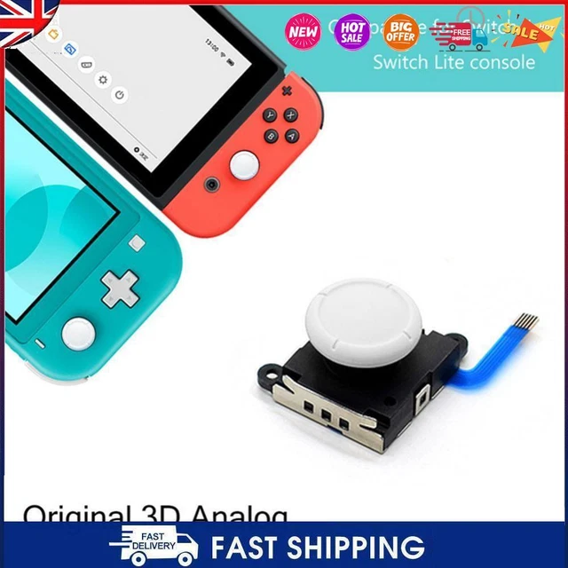 JOYSTICK JOYSTICK POLLICE Rocker adatto per Joycon Switch Lite (bianco