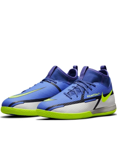 Nike "JR. PHANTOM GT2 ACADEMY DYNAMIC FI" Kinder Fußballschuh Gr. 35 Blau