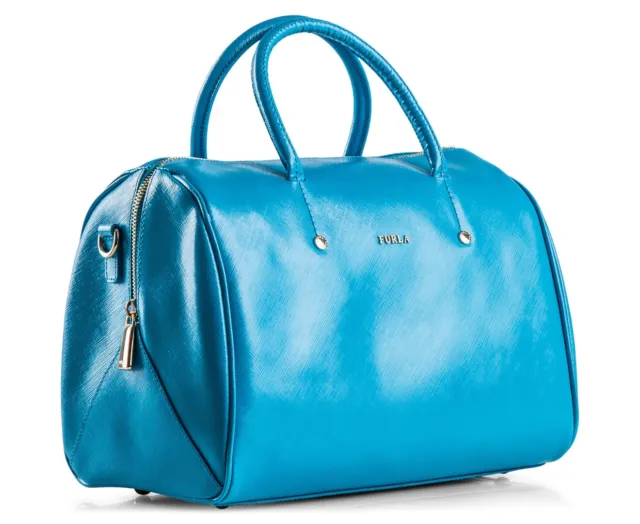 Furla Alissa Atlantic Blue 100% Leather Purse *Brand New* Wholesale!