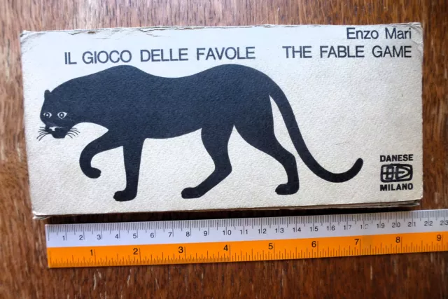 ENZO MARI THE GAME OF FAIRY TALES DESIGN '60s DANE MILAN 1967 2ND EDIT PANTERA