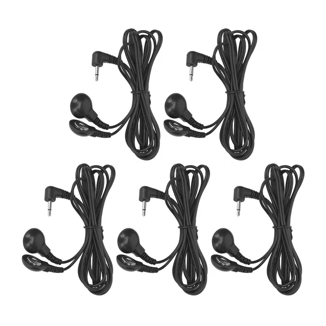 5 Pièces Fil 'électrode Noir - 2.5mm Coude 1.2m De Long Fils De Remplacement