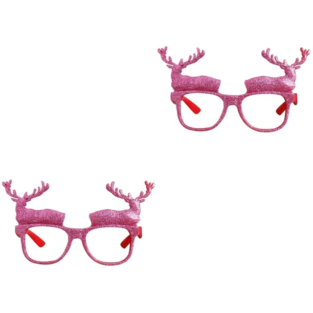 Set of 2 Lunettes De Vacances Accessoires Costumes Noël Adulte