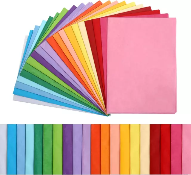 Colored Tissue Paper for Gift Bags Crafts, 14" X 20" Tissue Paper Bulk 100 Sheet