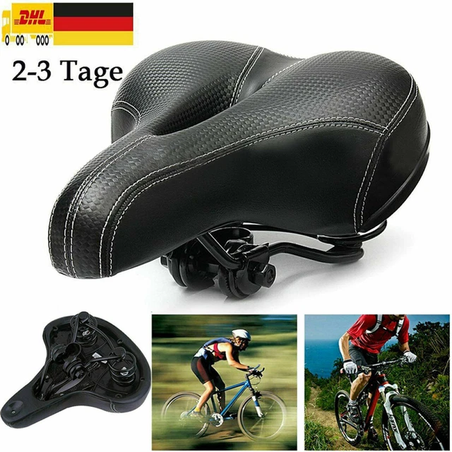 Fahrradsattel BIG Gel Damen Herren City MTB Sitz Weich Bequem Komfort Fahrradsit
