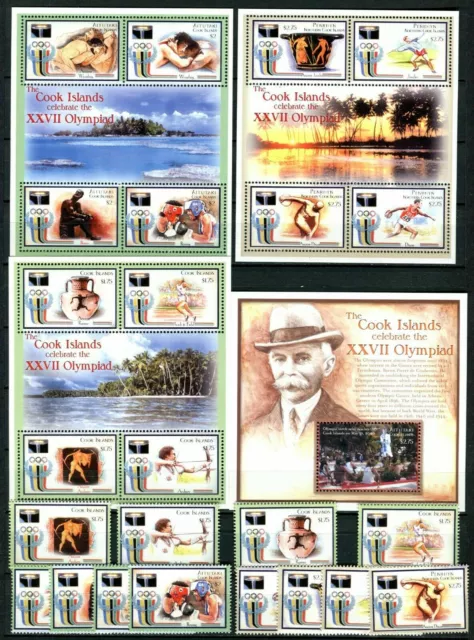 Cook Islands, Aitutaki & Penrhyn 2000 - Olympic Games- Ultimate Collection - MNH