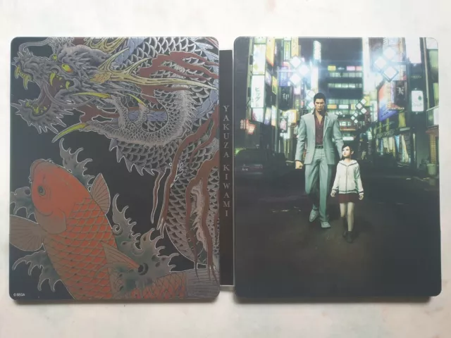 Yakuza kiwami 1 steelbook edition collector metal case 🇦🇺 Preowned