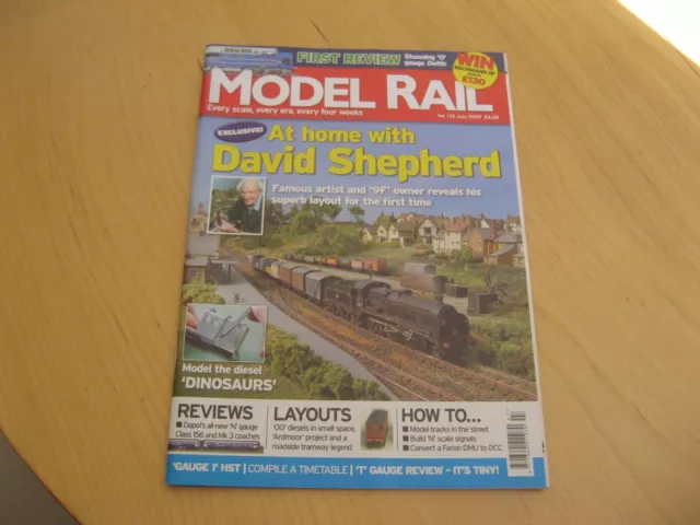 MODEL RAIL magazine july 2009 david shepherd cramdin yard 