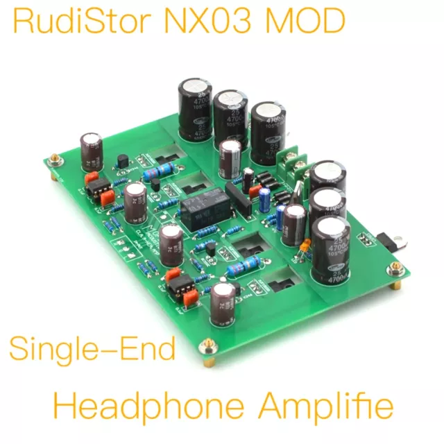 1pc RudiStor NX03 MOD Single-End Kopfhörer-Verstärker Fertige Platine