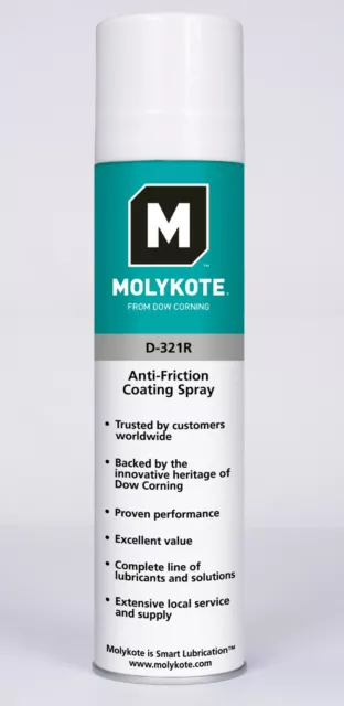 Molykote D-321R spray 400 ml antifiction coating pintura antifriccion