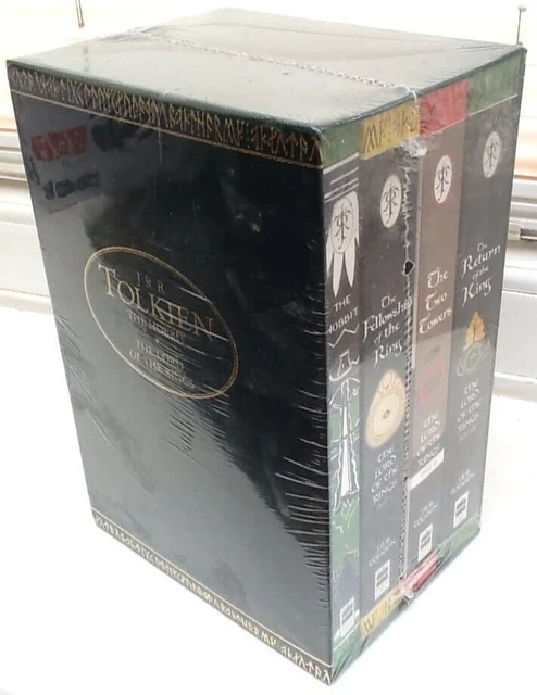 JRR TOLKIEN : Lord Of The Rings LOTR & The Hobbit Book Boxed Set - NEW ...
