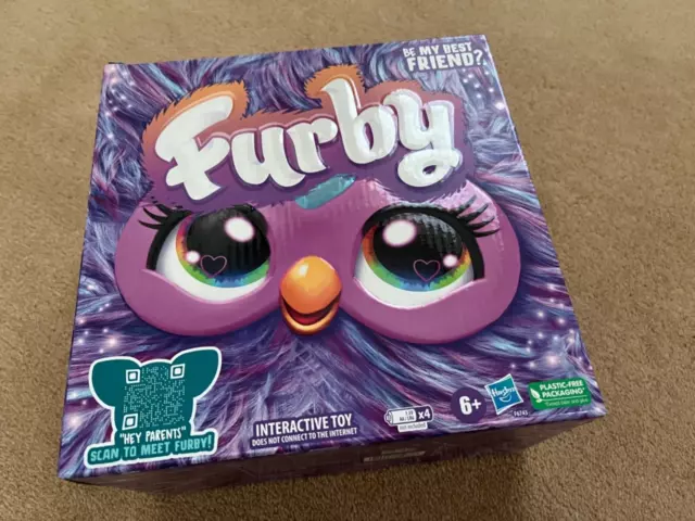 Furby Purple, 15 Fashion Accessories, Interactive Plush Toys - Brand New  2023