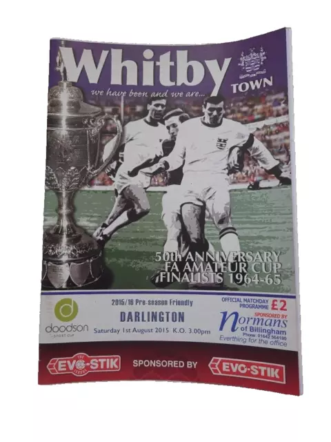 Whitby Town v. Darlington 1/8/15 Pre Season Friendly