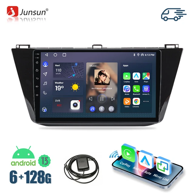 2+32G Autoradio Für VW Tiguan 2009-2017 Mit Kabellosem Carplay Android