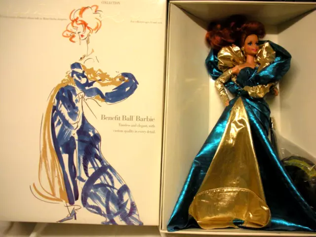 Barbie Serie Classique Benefit Ball #1521 1992 Nrfb Perfetta, Box Ottimo