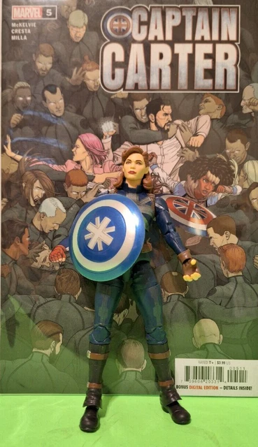 MARVEL LEGENDS CAPTAIN CARTER STEALTH DISNEY MCU WHAT IF ? + GREAT