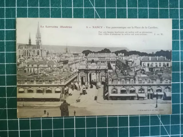 Sb027 CPA Tbe 1904 Lorraine - Nancy - View Place Of La Career - Animated