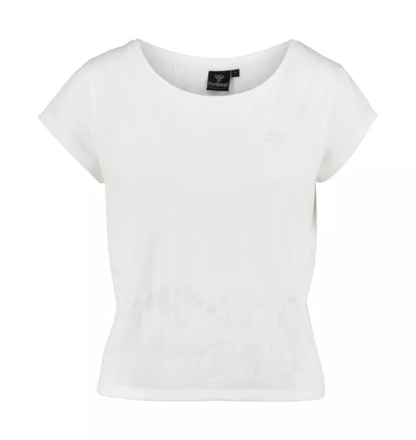 Hummel Donna Abigail SS Tee T-shirt, camicia Streetwear, Biancaneve, S