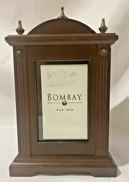 Vintage Wood Decorative By Bombay Photo album Display Box 2002