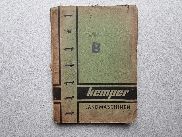 Kemper Ersatzteilliste B Ladewagen Ladomat Universal Fräse