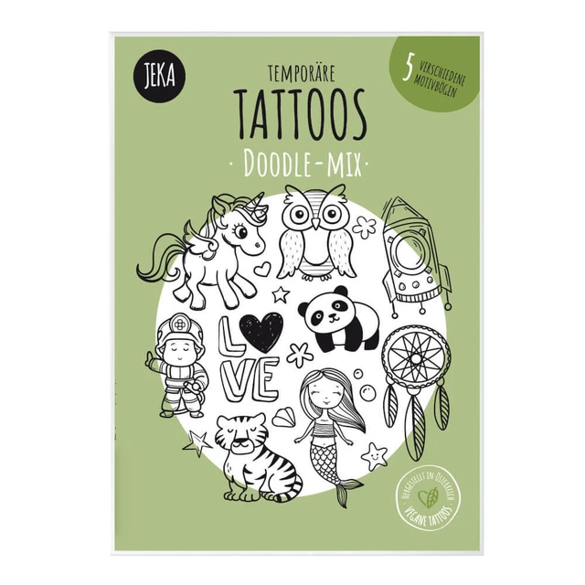JEKA - MAL MICH BUNT - Kindertattoo Set, Doddle