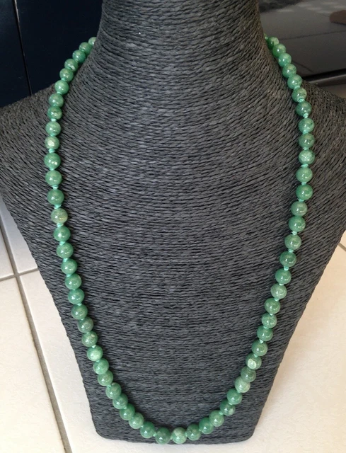 Ancien Collier De Perles En Pierres Dures Multicolores - Occasion, Origine France
