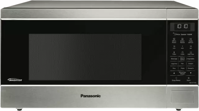 Panasonic 44L 1100W Inverter Sensor Microwave Oven Stainless Steel NN-ST776SQPQ