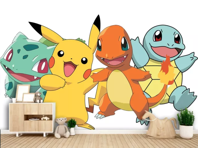 Wallpaper Kids Cartoon Pokemon Kida Room Peel and Stick
