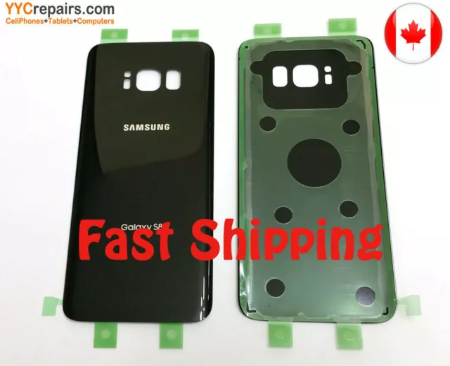 Original OEM Samsung Galaxy S8 G950 Midnight-Black Rear Back Glass Lens Adhesive