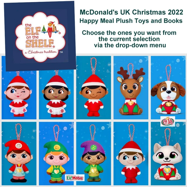 MCDONALD S HAPPY MEAL Christmas 2022 Elf On The Shelf Plush Toys mcdonald-s-happy-meal-christmas-2022-elf-on-the-shelf-plush-toys