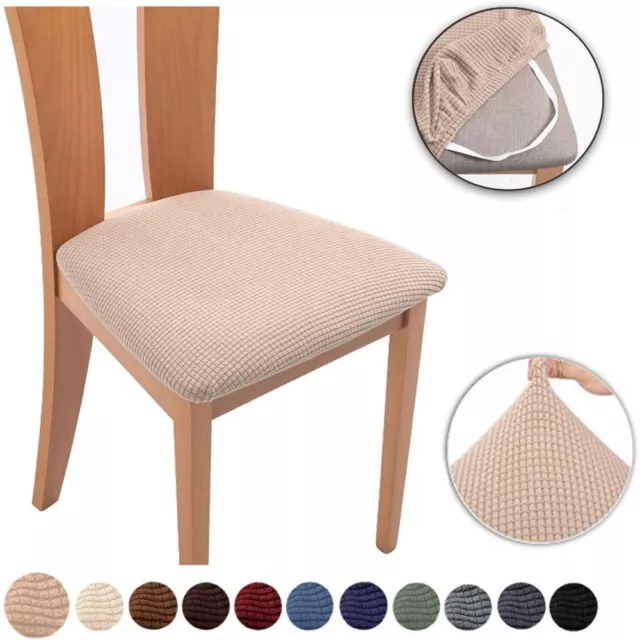 Dining Chair Elastic Seat Cushion Chair Cover Seat Covers Slipcovers Protector