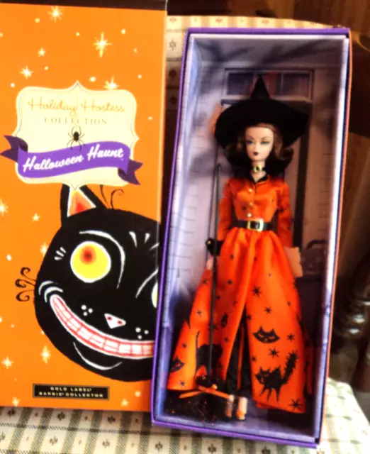 2011 Gold Label Barbie Holiday Hostess Collection Halloween Haunt V0456 Nrfb!