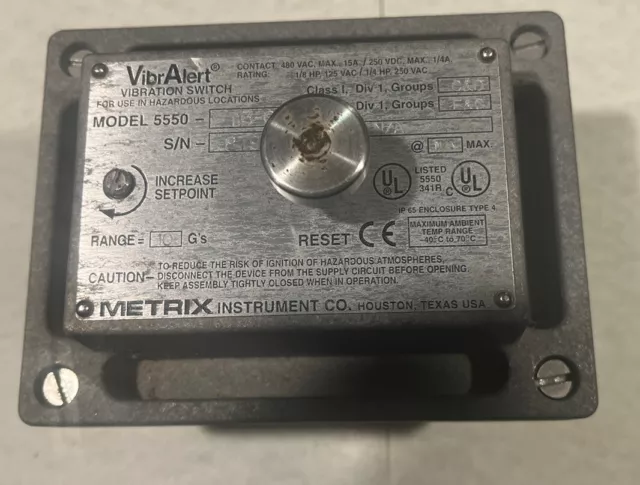 VibrAlert Vibration Switch Model 5550-113-01