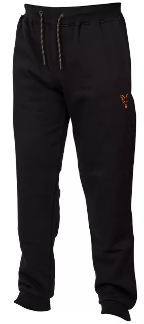Fox Collection Black And Orange Joggers NEW Fishing Jogging Bottoms *All Sizes*