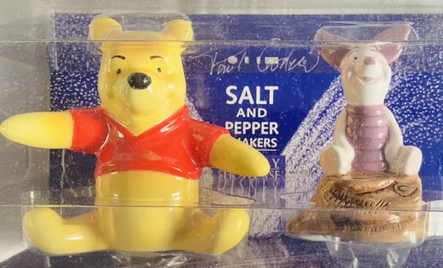 Paul  Cardew’s Disney Winnie -the- Pooh and Piglet Salt And Pepper Pots.  BNIB