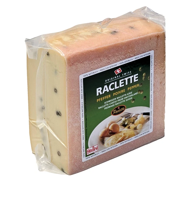 ORIGINAL SCHWEIZER RACLETTEKÄSE mit grünem Pfeffer ca. 1,5kg EUR 39,98 ... ORIGINAL SCHWEIZER RACLETTEKÄSE mit grünem Pfeffer ca. 1,5kg EUR 39,98 ...