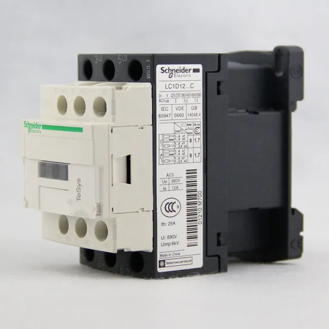 NEW Schneider Ac contactor LC1D12F7C AC380V AC220V  #F2
