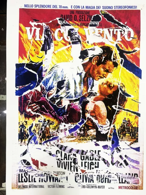 MIMMO ROTELLA -  SERIDECOLLAGE-  cm. 100 x 70