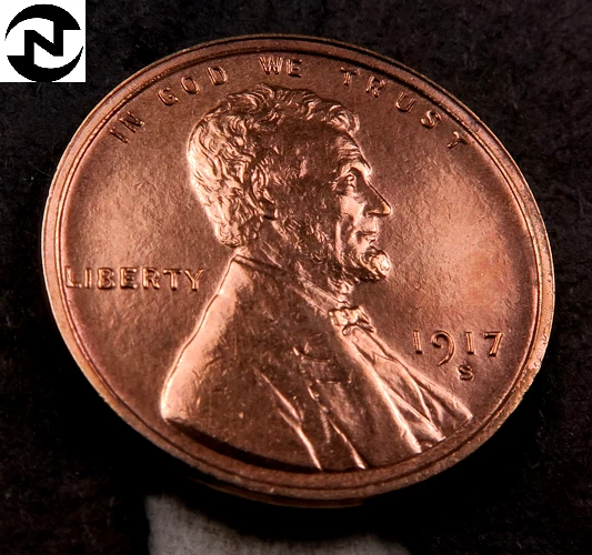 1917-S Lincoln Wheat Penny Cent ~ Gem BU (red) ~ Better Date! ~ 1 Coin