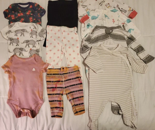 Lot Of 10 pieces 3 months Girls Baby Infant Clothes Carter's Old Navy Koala Gap