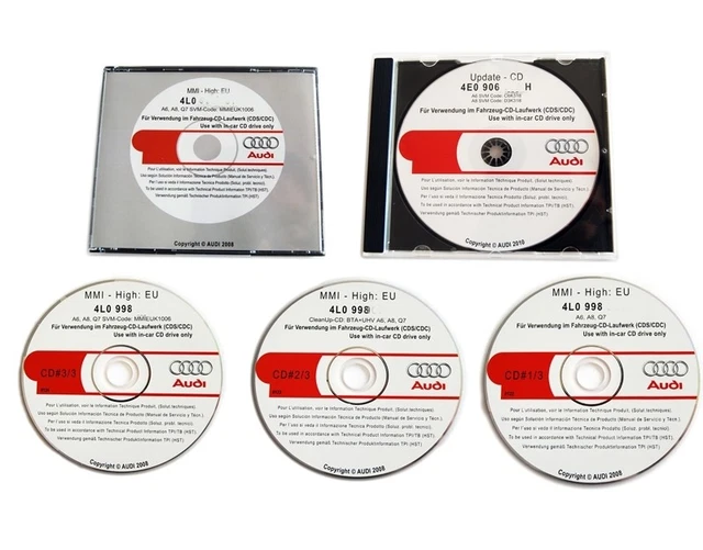 ORIGINALE AUDI MMI 2G Software Update CD Su Mmi Softwarestand 5570 Alto ...
