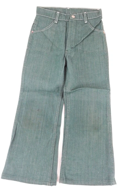 Vintage 1970’s  Retro Denim Pants Rough Riders Sears Roebuck Kids Size 6x