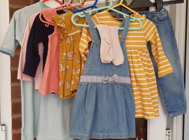 Pacchetto vestiti bambine 12 - 18 mesi H&M, F&F, Matalan