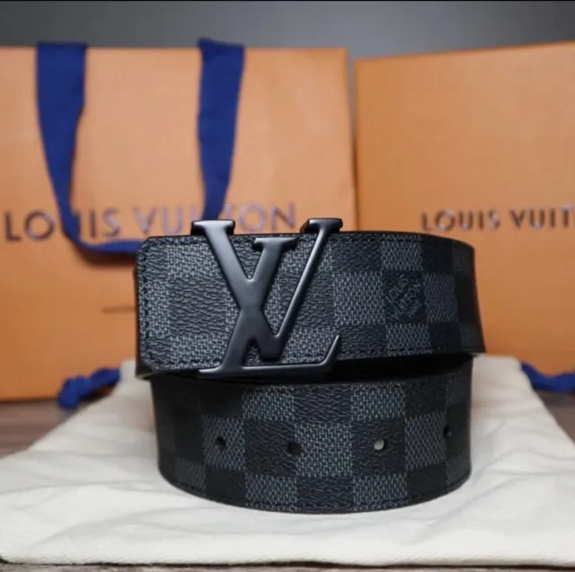 Louis Vuitton Damier Graphite M0213U 40mm Belt Size 90/40