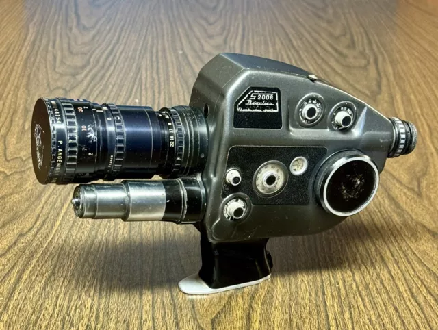 Beaulieu S2008 Super 8MM Automatic Camera w/P. Angenieux 8-64mm 1.9 Zoom Lens
